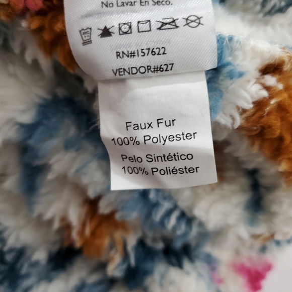 Eddie Bauer Plush 1/4 Zip Sherpa Aztec Southwestern Fleece Pullover Boho Medium - Picture 9 of 10